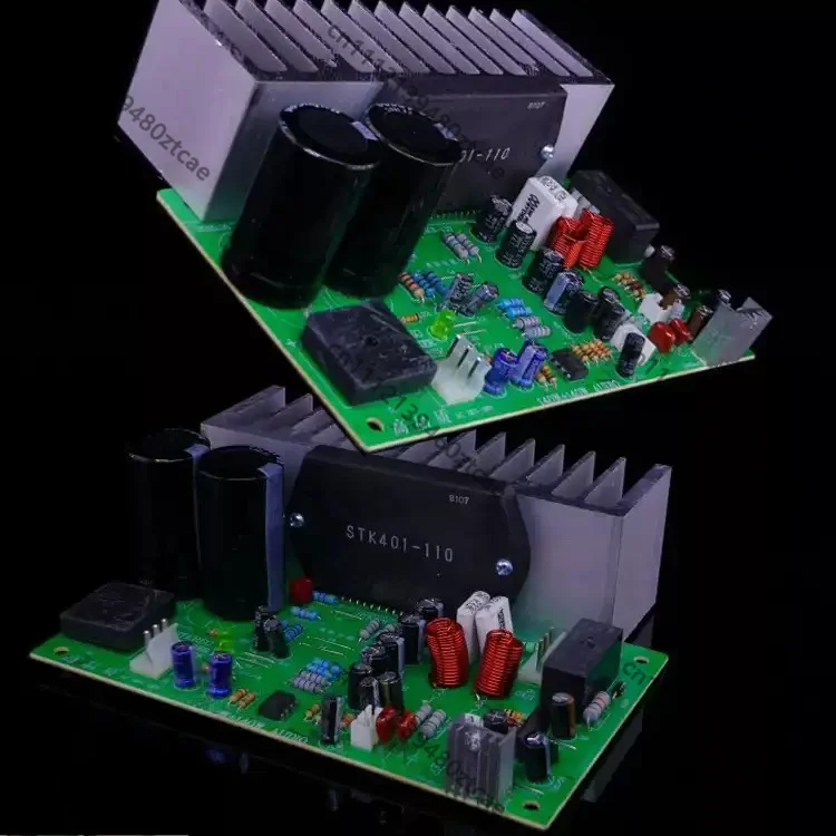 280W High Power Finished Amplifier with Imported Thick Film Module, Pure Post-stage DIY Amp Board, Powered by Dual 24V