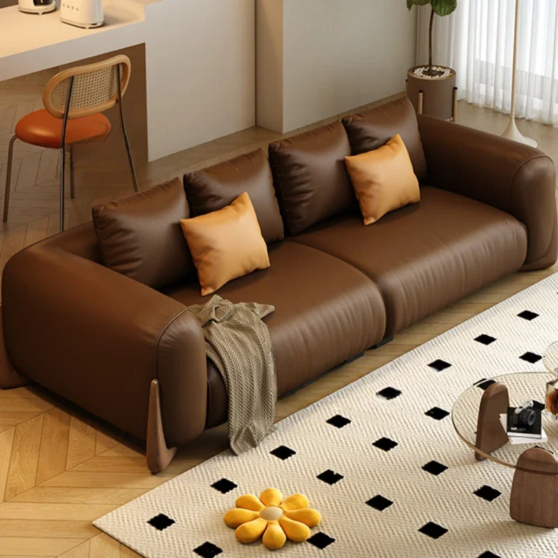 European Living Room Sofas Normal Nordic Style Chaise Lounge Puffs Sofa Lazy Modern L Shape Divani Da Soggiorno Home Furniture