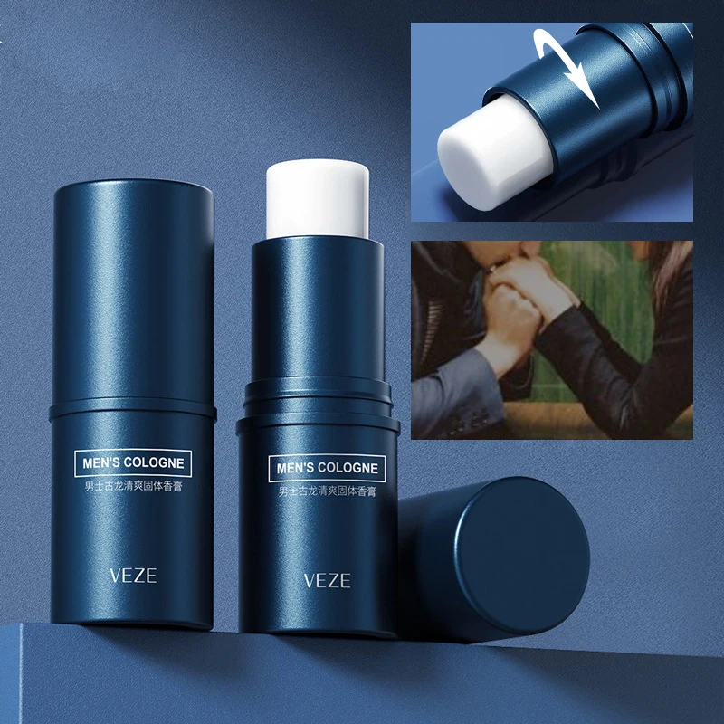 Fanzhen Men's Solid Cologne - Light and Fresh Scent, All-Over Use, Portable Stick for On-the-Go Convenience