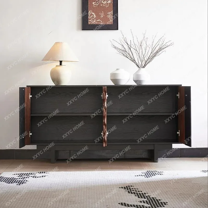 

Винтажный настенный шкаф-тумба DD из массива дерева в стиле ретро для прихожей, современный, простой, для спальни, гостиной, для хранения чая