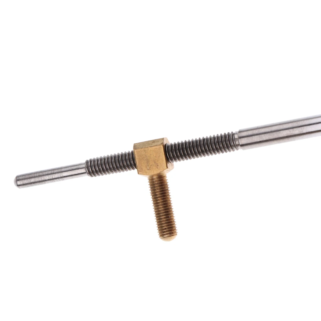 Upright Double Bass Bow Screw Bass Repair Silver Bow Frog Screw for Double Bass Bow French Style 4/4
