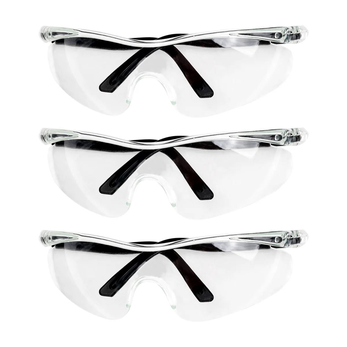 3Pcs Water Shooter Protective Goggles Kids Eye Protection Transparent Waterproof Anti-Shock Plastic Goggle Goggle