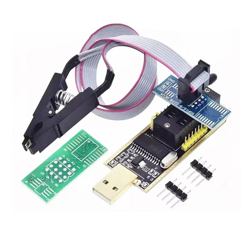 CH341A programmer USB motherboard routing LCD screen BIOS FLASH 24 25 burner
