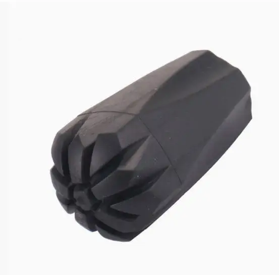 

10 Pcs Trekking Pole Replacement Tip Protectors Cover Walking Stick Hiking Poles Tips Accessories Cap Black