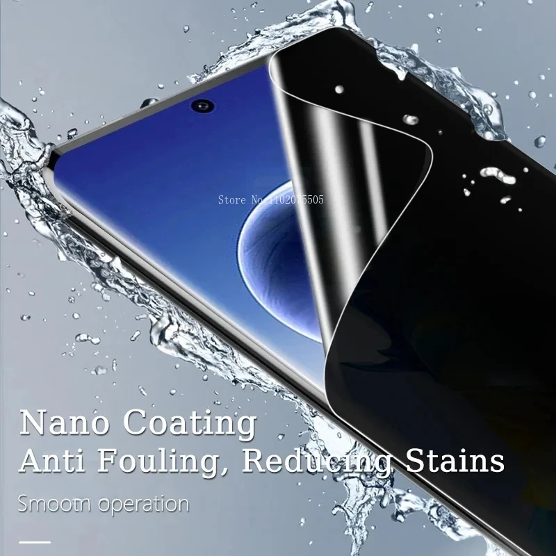 3Pcs Anti-Spy Privacy Hydrogel Film on Xiaomi Redmi Note 13 12 11 10 Pro 9 8 Plus 5G Water-Resistant on Redmi 10C 10 9A 9C 11S