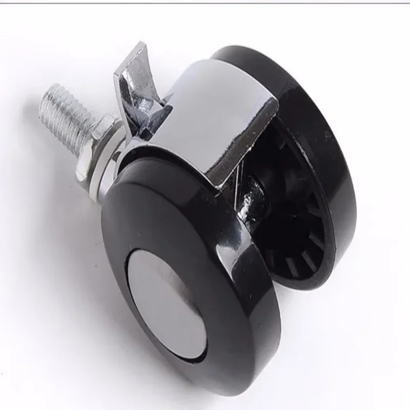 1.5-inch furniture wheels/casters,M8x15mm screws, Round coffee table, computer desk, with/no brake,Furniture hardware