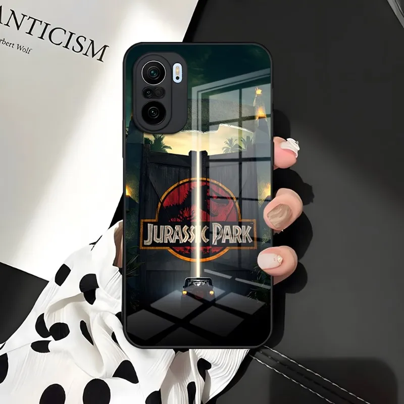 Jurassic Park Dinosaurs Phone Case For Xiaomi 13 12 10 10T 11i 11T Redmi Note 9 11 Pro Poco M4 X5 X3 M5 Glass Cover