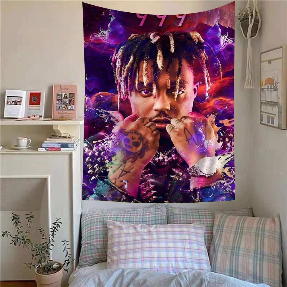 Singer Juice Wrld  Shawn Mendes Hippie Wall Hanging Tapestries Art Science Fiction Room Home Decor Kawaii Room Decor