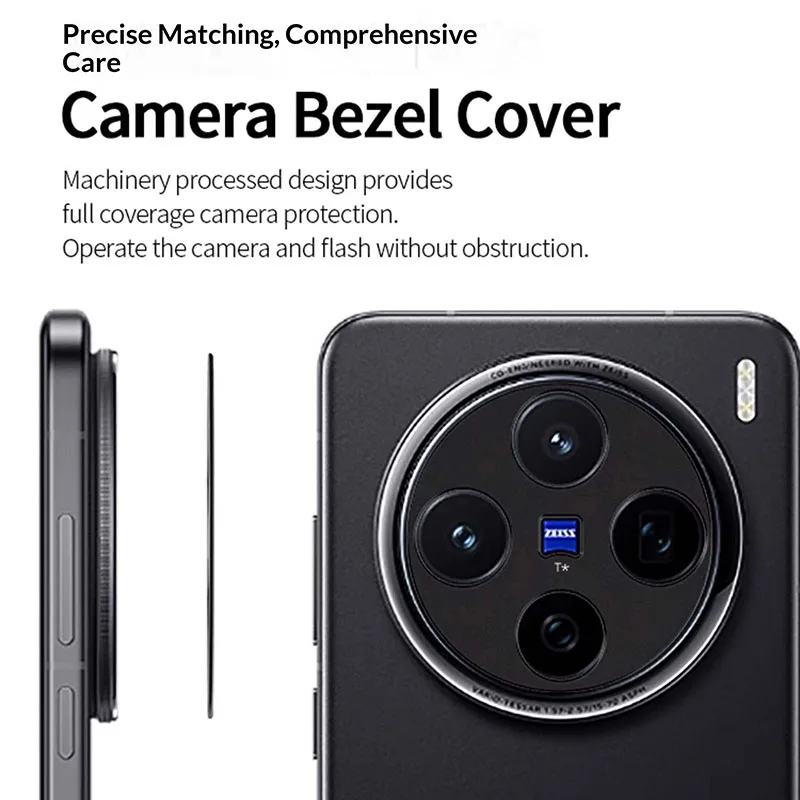 Aluminum Metal Rear Camera Lens Protector for vivo X300 Ultra Lens Cover Screen Protector Lens Ring Film for vivo X300 Pro