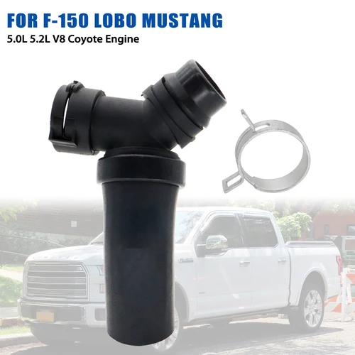 Imagen 1 del producto Para Ford Lobo F150 Mustang Lincoln Mark LT GT 5.0L 5.2L V8 Coyote motor conector en T tubo bomba de agua reemplazo DR3Z8566A nuevo