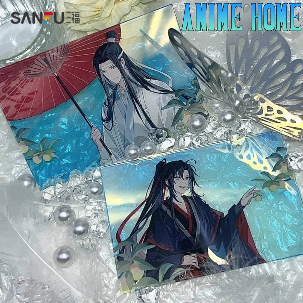 Official Anime MDZS Mo Dao Zu Shi Wei Wuxian Lan Wangji Transcard Collection Card Cosplay Original Kids Gift