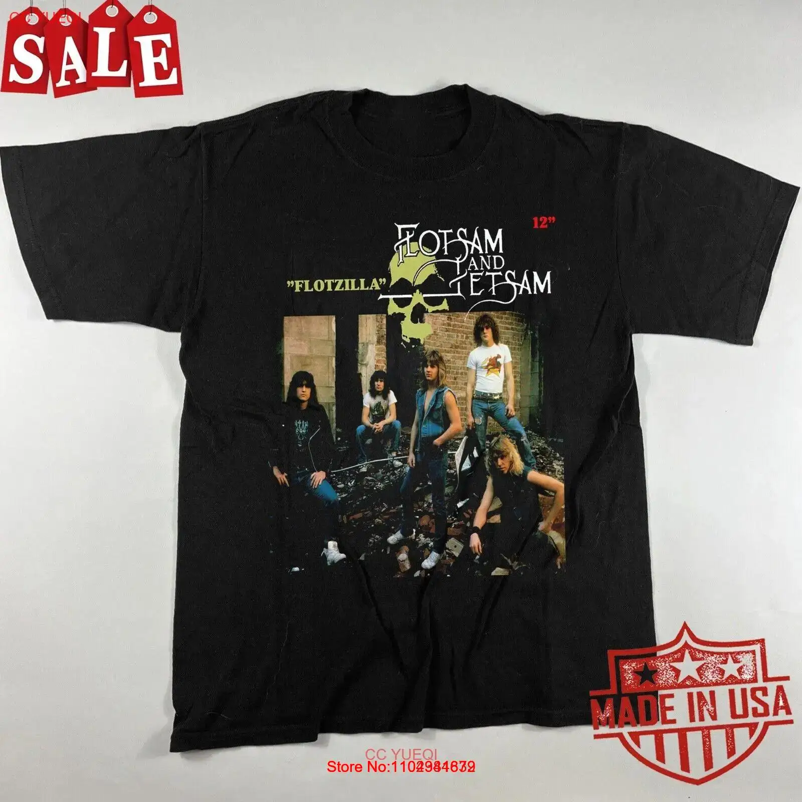 New Flotsam And Jetsam band Gift For Fans Unisex S-5XL Shirt 1LU1377