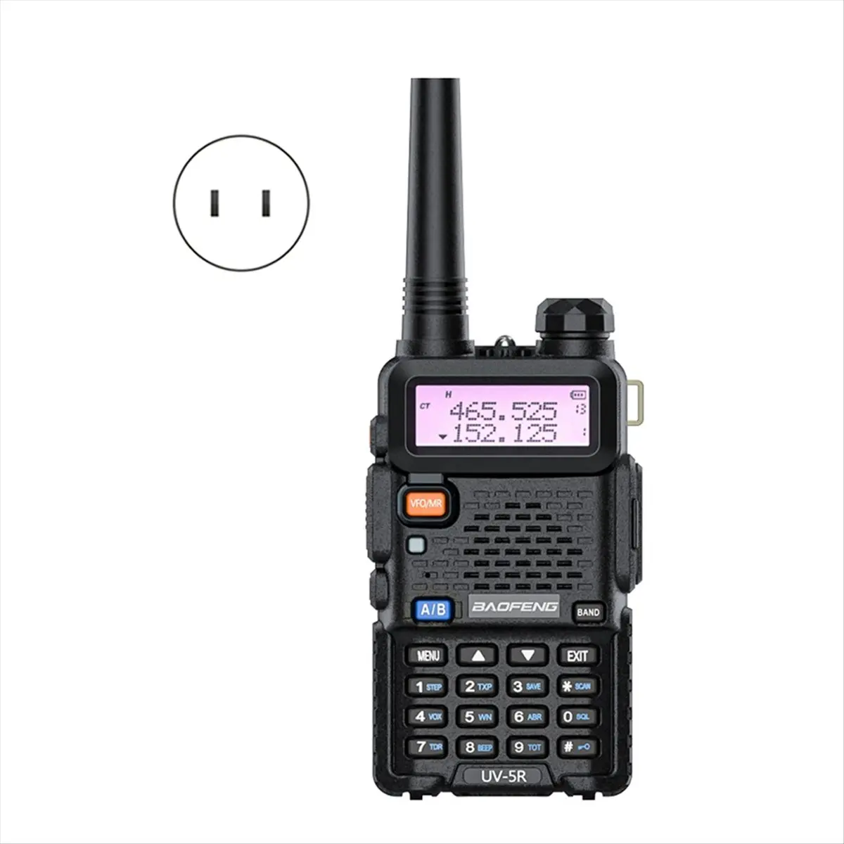 M85K UV-5R 5 واط ثنائي النطاق لاسلكي تخاطب 136-174 ميجا هرتز و400-520 ميجا هرتز هام راديو FM VHF UHF مع سماعة اتجاهين راديو الولايات المتحدة التوصيل #4
