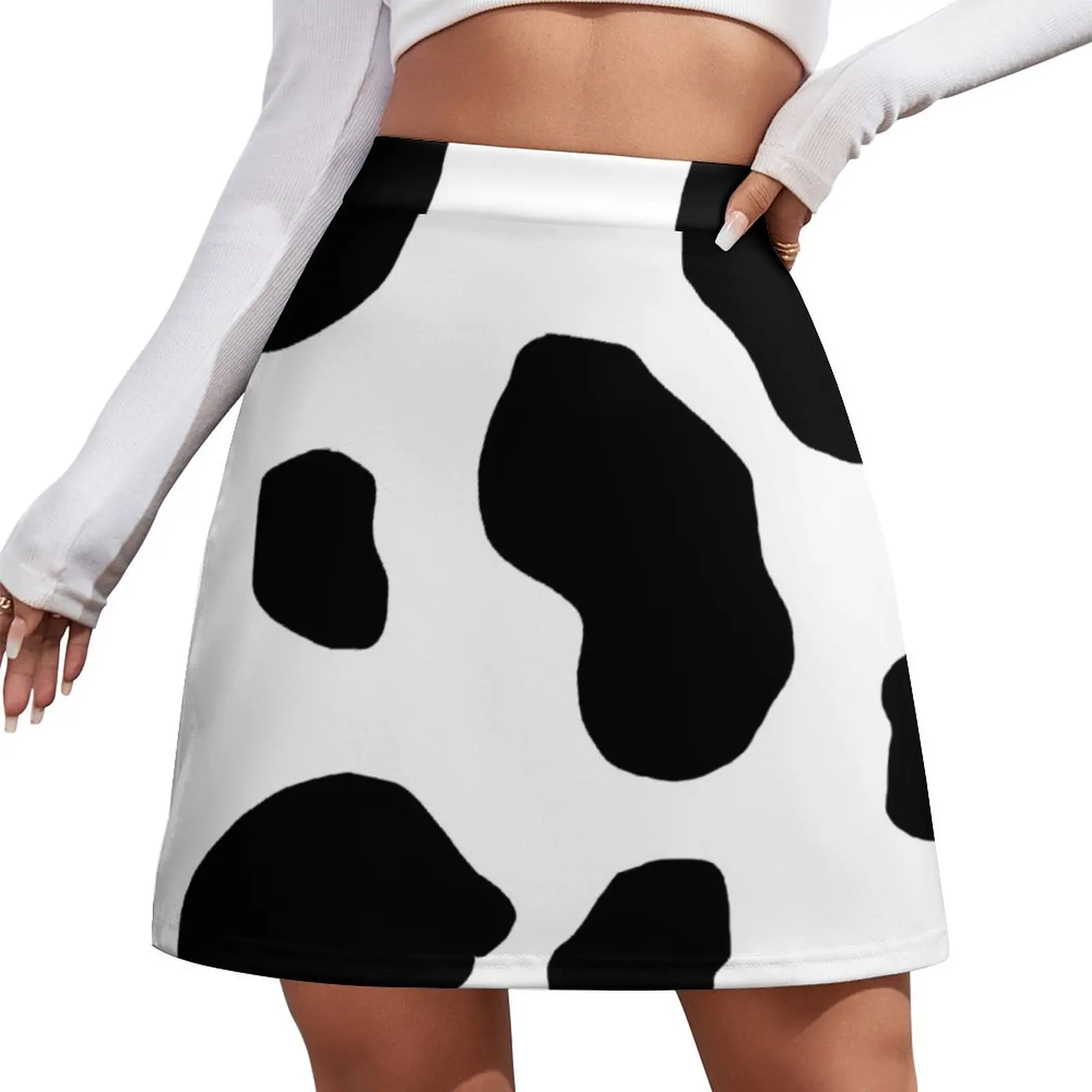 

Cow Print Mini Skirt rave outfits for women Miniskirt Skirt for girls