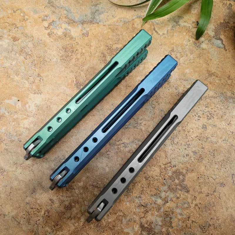 TheOne Orca Channel Titanium HandleжD2 Blade Bushing System EDC Multi Tool Knife