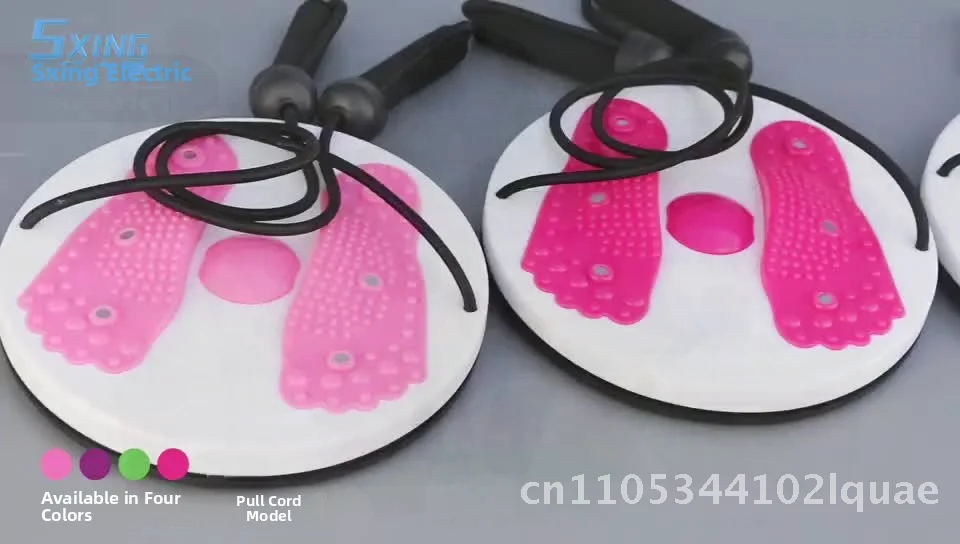 Recortador de cintura magnético con cordón grande, equipo de Fitness para uso doméstico, disco de ejercicio Abdominal adelgazante, rojo/púrpura/verde/rosa