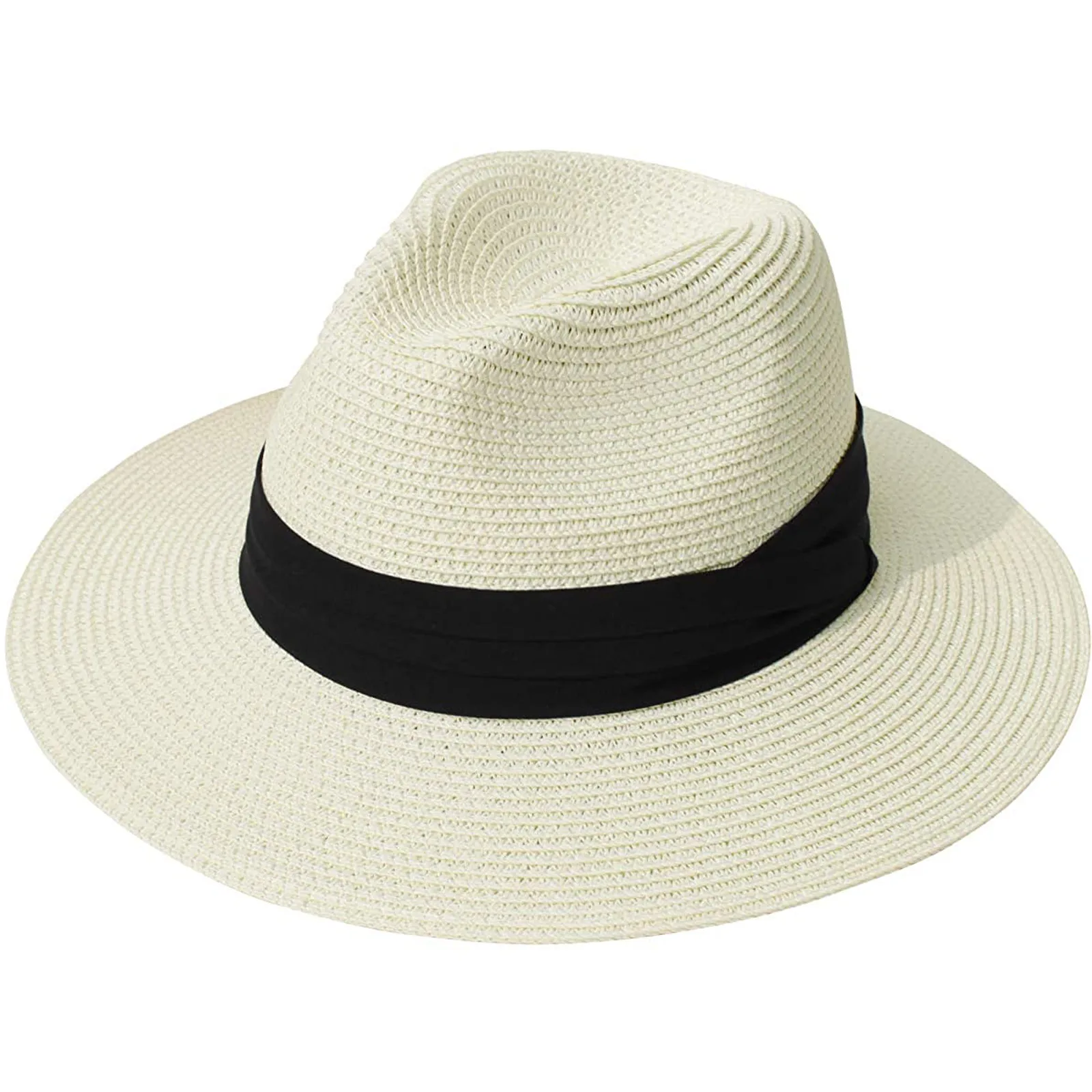 Women's Summer Breathable Beach Wide Cap Outdoor Travel Activities Foldable Casual Versatile Sunscreen Hat Fashion Accessories