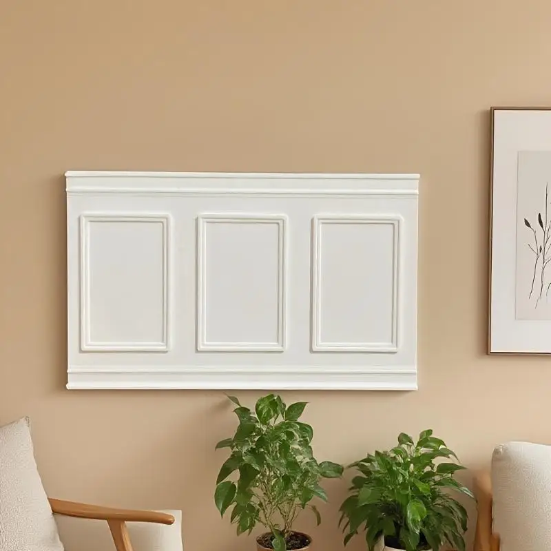 【S】1Pcs Role Play Doll House Accessories Dollhouse Square Wall Skirt Wall Panel For Micro Landscape Window Display