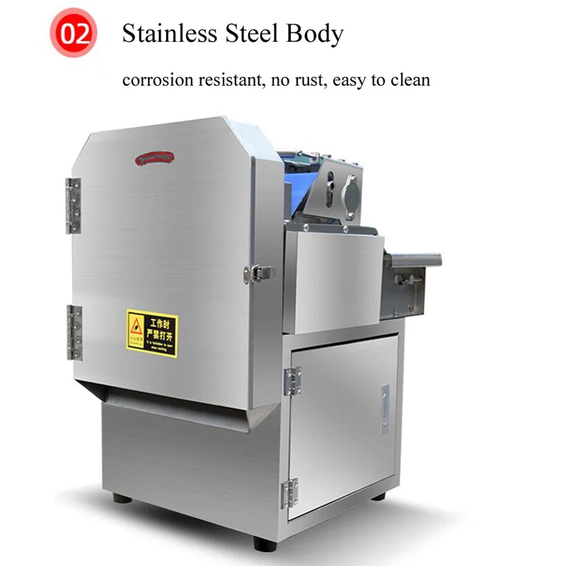 ماكينة تقطيع الخضروات متعددة الوظائف مطورة حديثًا لآلة تقطيع وتقطيع فجل البطاطس والكراث والبصل الأخضر