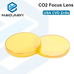 USA CVD ZnSe Laser Focus Lens DIA 12 15 18 19.05 20 FL 38.1 50.8 63.5 76.2 101.6 127mm for CO2 Laser Engraving Cutting Machine