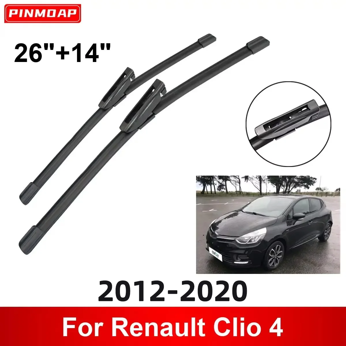 Limpiaparabrisas de coche para Renault Clio 4 2012-2020 26 