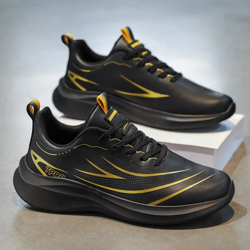 

2025 Spring and Autumn Sports Shoes Men's Travel and Leisure Shoes Breathable Mesh Running Shoes Men's Shoes