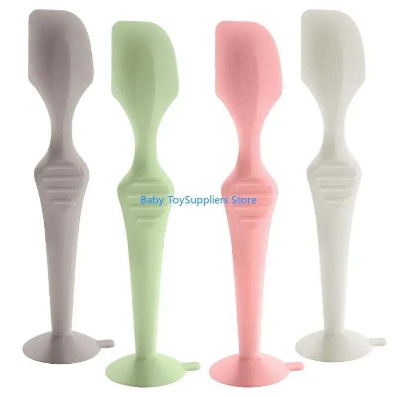 

R1WF Silicone Diaper Cream Spatula Portable Scraper Handheld Scraping Spoon Tool