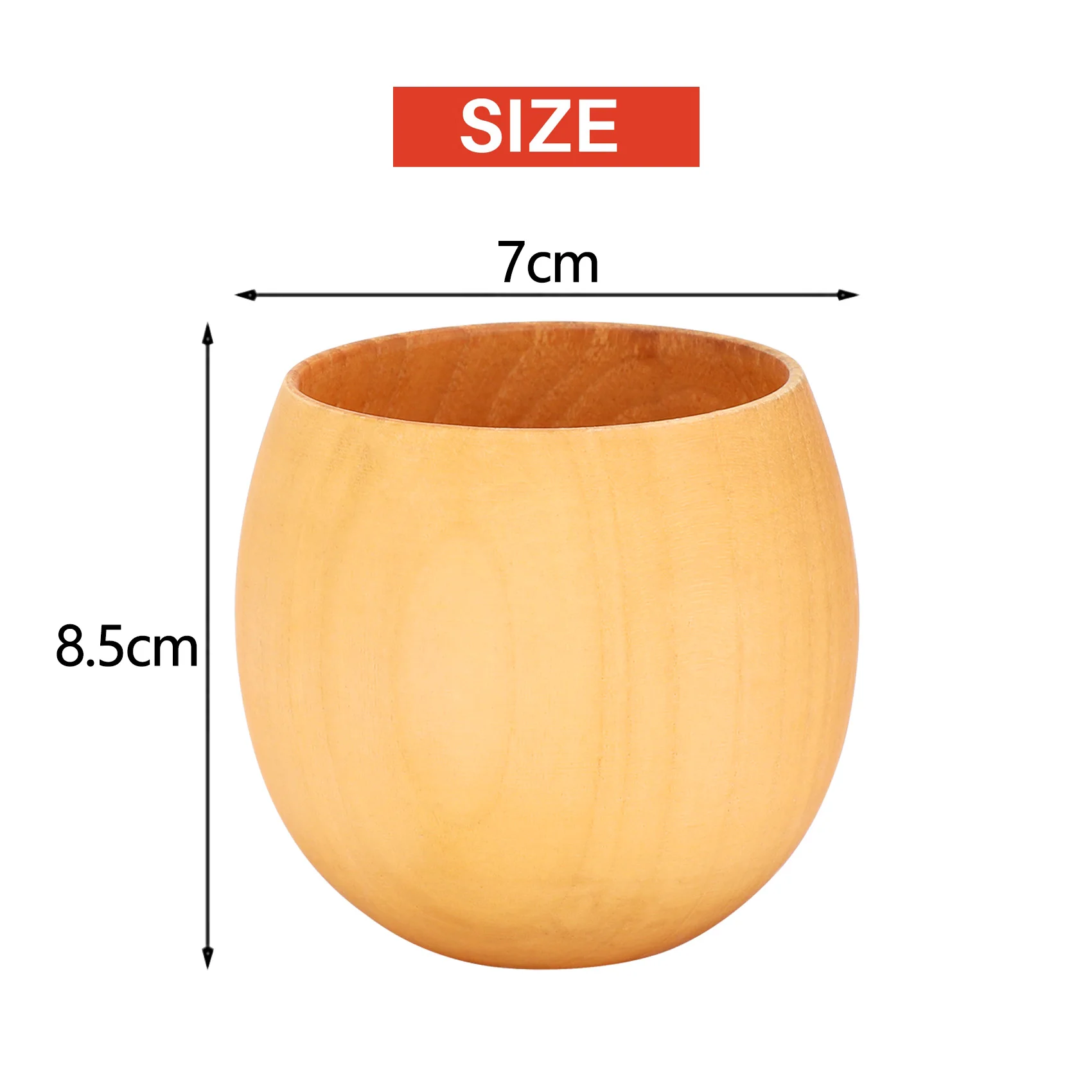 Y42A-Wooden Yerba Gourd Mate Tea Set Handmade Natural Wood Coffee Water Mate Cup With Spoon Straw Bombilla Brush 200ML