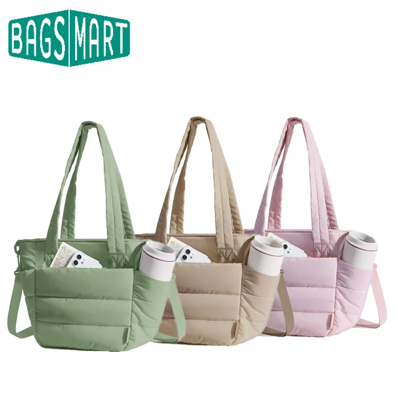 BAGSMART Lunch Bag for School Work Large Capacity Picnic Portable Durable Thermal coller Bag Ice Insulated Box Case