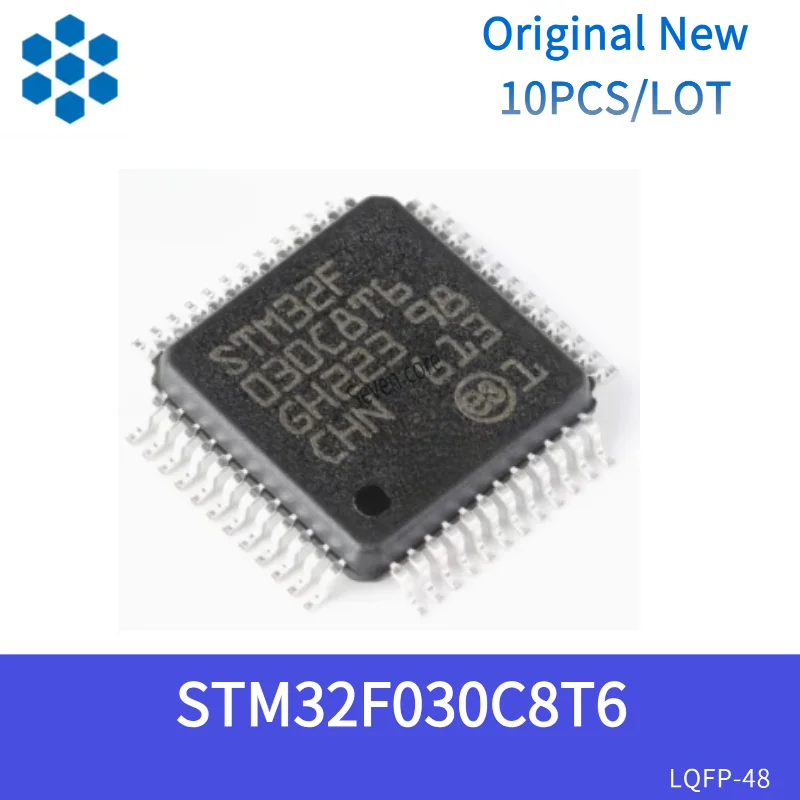 

Оригинальный новый 10 шт./лот STM32F030C8T6 LQFP-48 MCU ARM Cortex-M0 32-битный микроконтроллер-MCU STM32F030C8T6 MCU