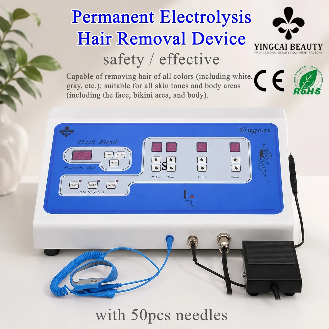 Electrolysis Permanent Hair Removal Machine for Home Salon Permanent Hair Removal Device Permanent Hair Removal Electrolysis