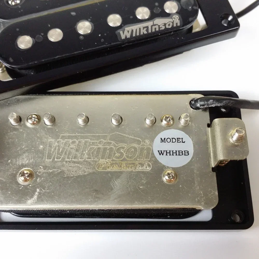 NEW Wilkinson Humbueker Double Row Open Electric Guitar Humbueker Pickups Set Black Made IN Korea