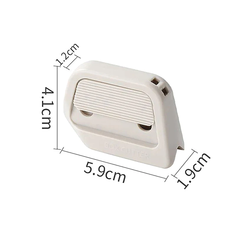 Taglierina magnetica per scatole in ceramica Taglierina retrattile per cartone di sicurezza portatile con scanalatura ad angolo retto per l'uso quotidiano