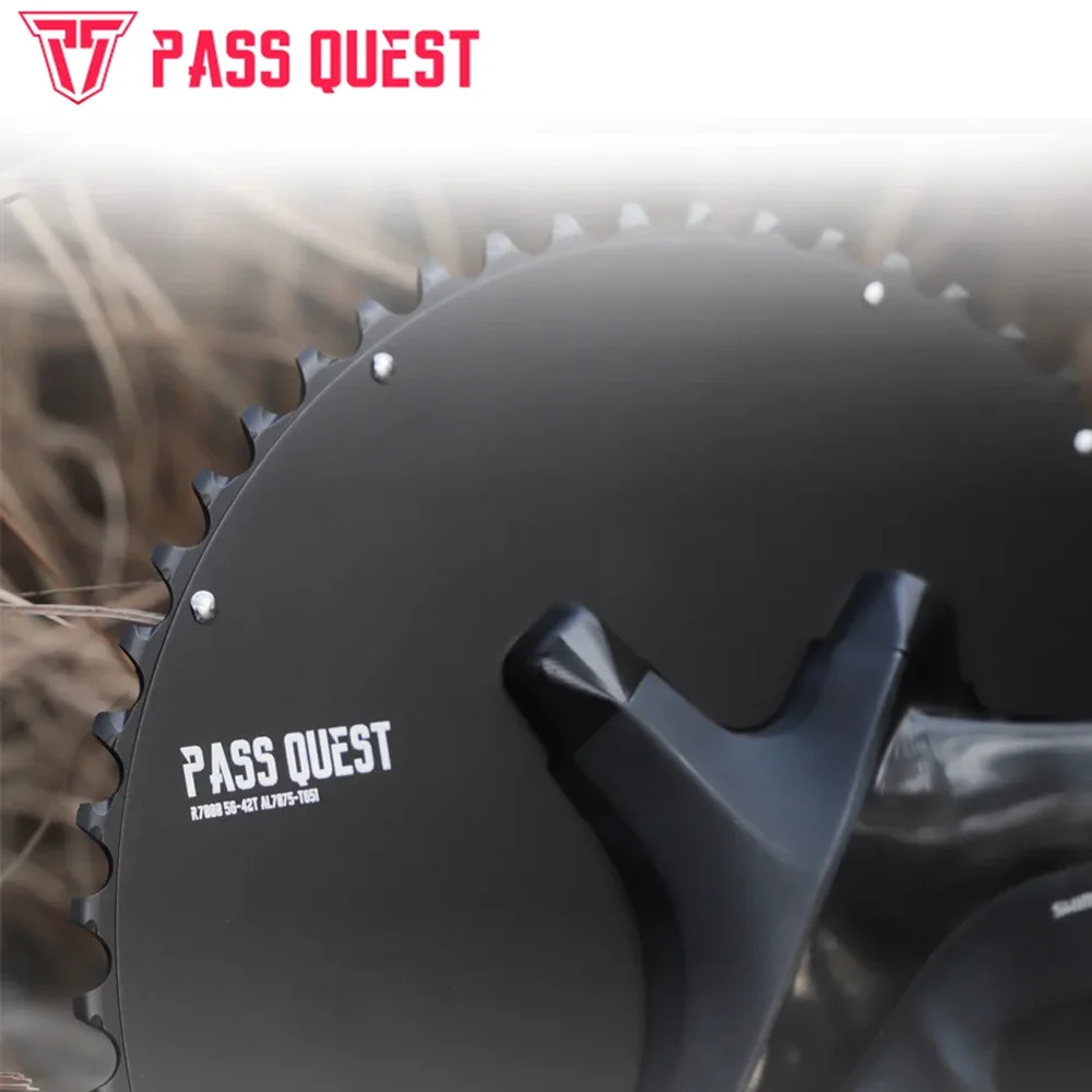 

110BCD R9100 R8000 R7000 2X полностью закрытый круглый шатун для шоссейного гравийного велосипеда 11-12S