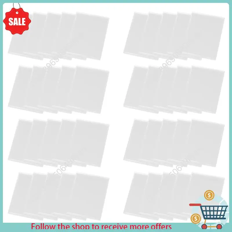 

Y67A-40Pieces Cards Sleeves Hard Plastic Card Protector Clear Card Trading Card Holder Card Protector