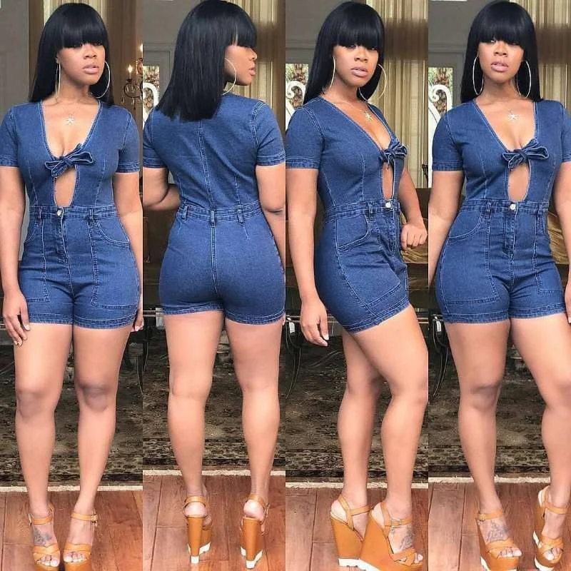 

Sexy Topl Denim Hot Pants D839 Mid-Waist ort Pants Polyester Fabric Spring Collection Ladies' Faion Underwear