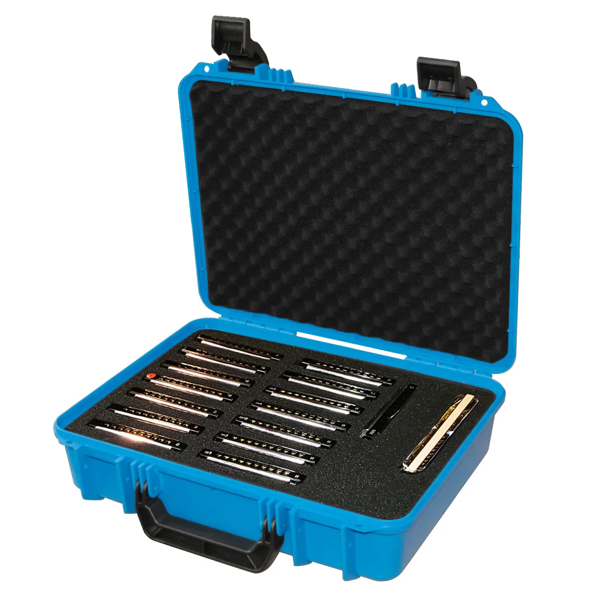 1pc Plastic Tool Case Suitable Carrying Tool Box Hardware Toolbox Portable Equipment Storage, Foam Padded Interior