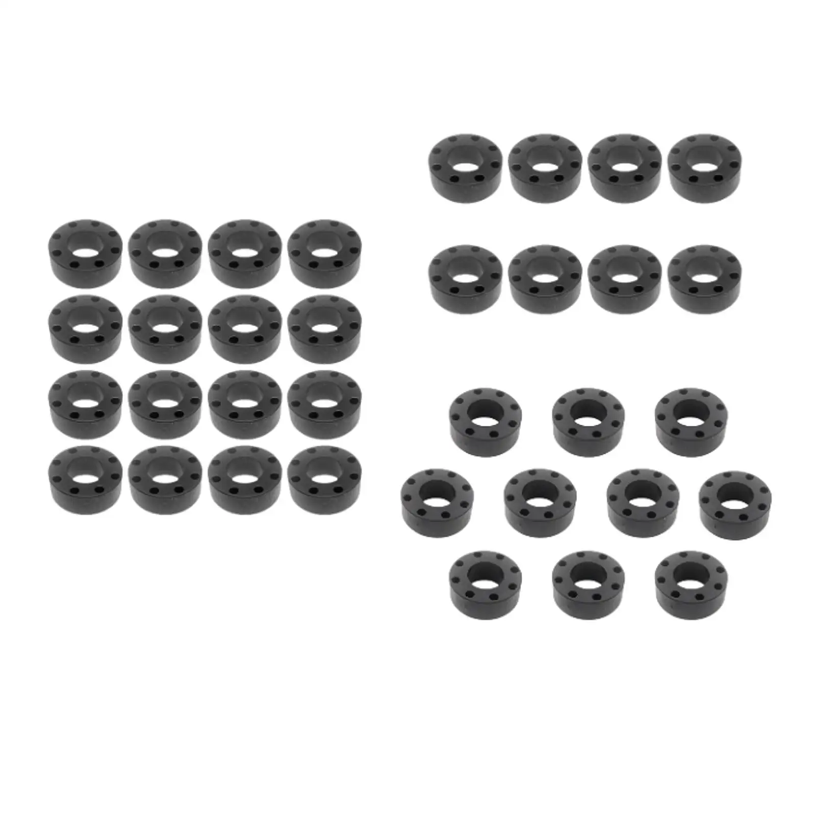 Table Football Bumper Accessory Rubber Buffer Pads Easy Install Washer for Table Soccer Game Training
