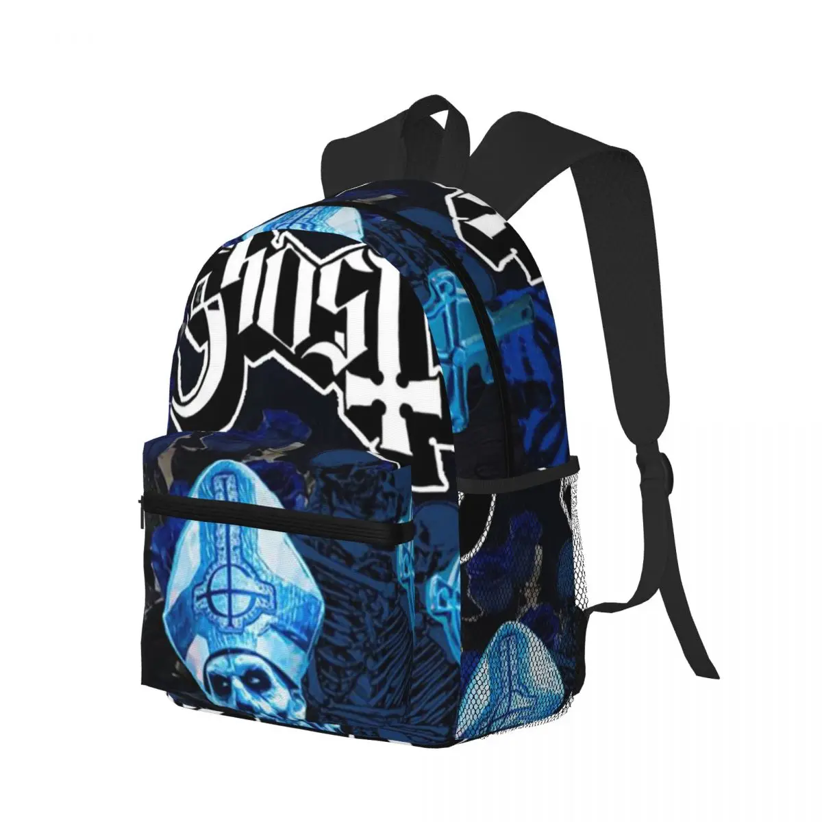Rock Band Ghost BC Student Backpack School Bag Hiking Travel Daypack for Men Women Bookbag Shoulder Bags