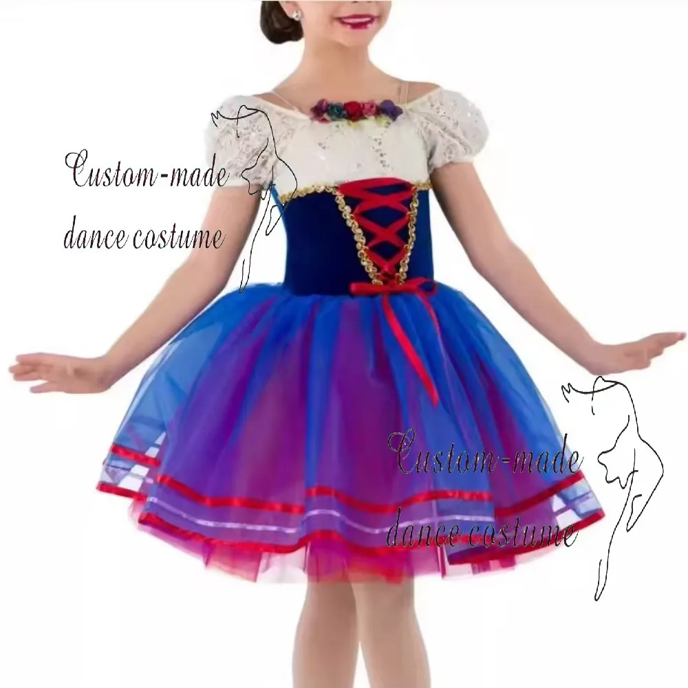 

Girls' Custom-made Snow White Style Tutu Dance Costume