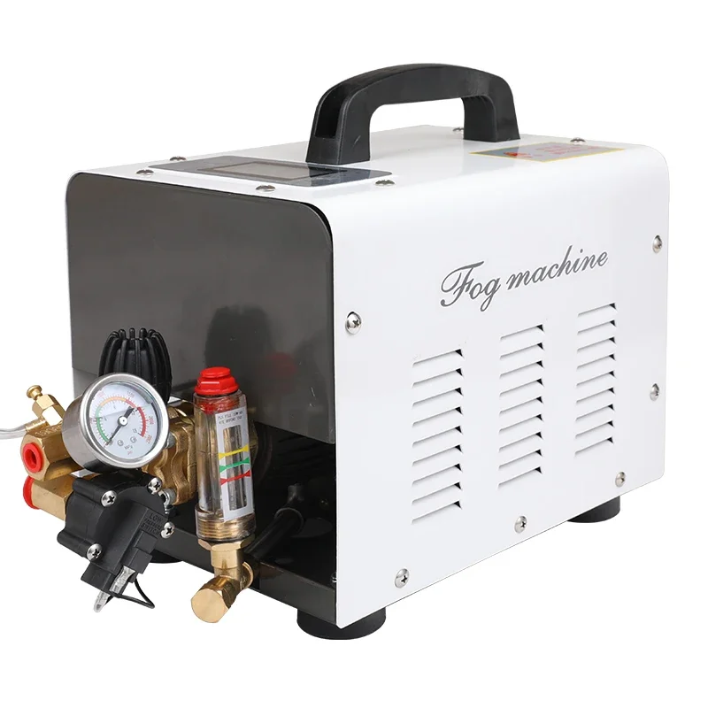 NF Fog Machine PC-2802 Brass Triplex Plunger Pump with Motor 220V AC High Pressure Misting Humidifier 1LPM at 60Bar Misting Syst