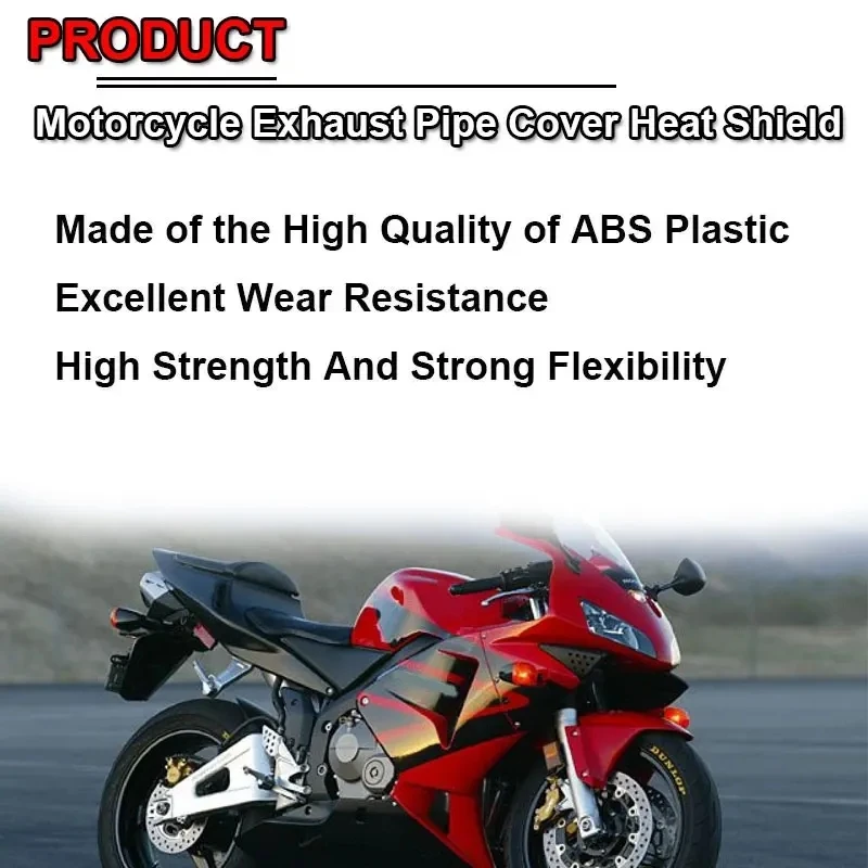 CBR 1000RRMotorcycle Accessories Exhaust Cover Fit For HONDA CBR1000RR CBR1000 RR 2004-2007 Heat Shield Cover Fairing Side Panel