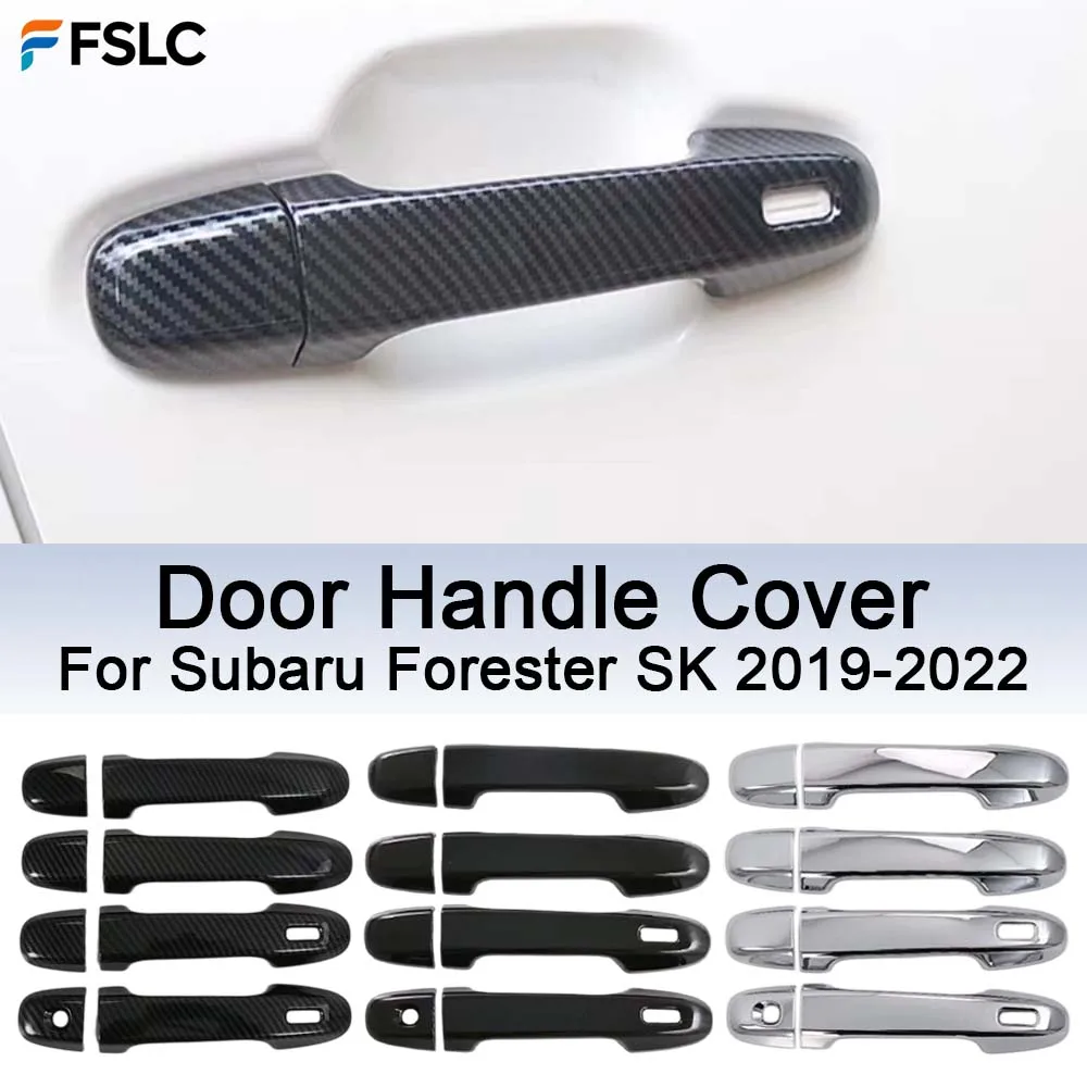 

Cars Exterior Accessories Door Handle Cover For Subaru Forester SK 2019-2022 Car Stickers Upgrade Modify A Car