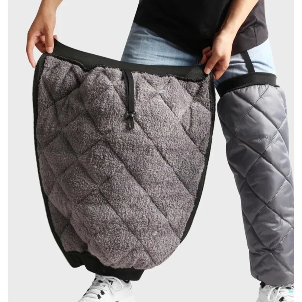 

Теплые водонепроницаемые мотоциклетные наколенники-грелки на молнии, зимние термозащитные накладки на ноги, мотозащита коленей