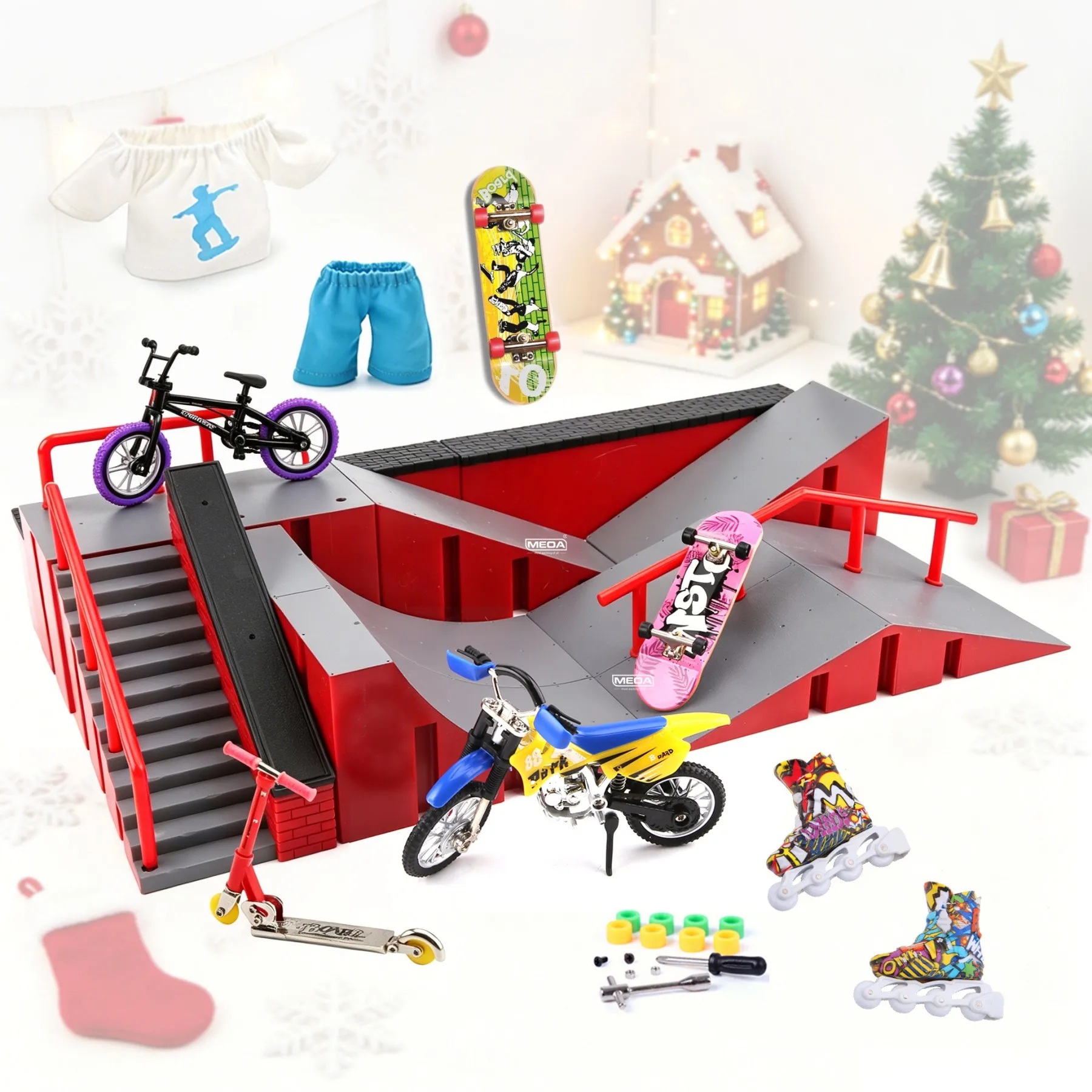 kit-de-rampe-pour-fingerboard-mini-parc-avec-outils-accessoires-d'entrainement-pour-mini-skatepark-jeu-interactif-de-skate-freestyle
