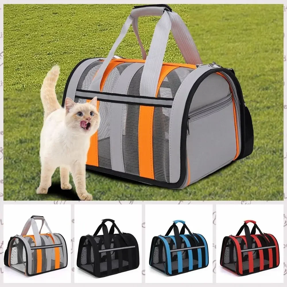 

Pet Carrying Bag Outing Portable Cat Dogs Handbag Summer Breathable Carrier Travel Puppy Kitten Single Shoulder Bag