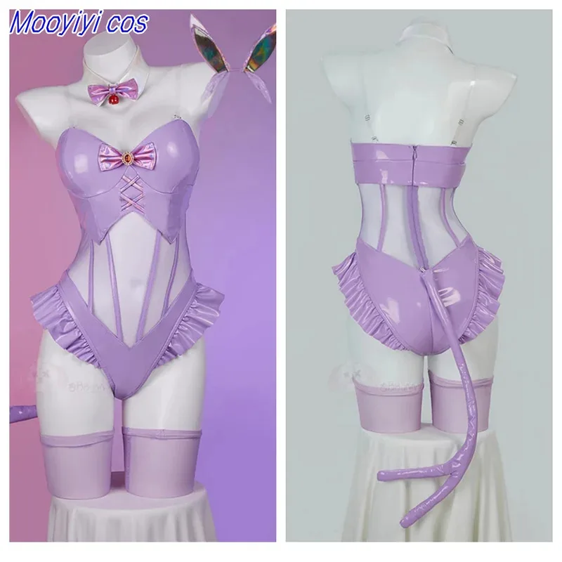 

2025 New Espeon Cosplay costume Halloween Christmas Role Playing Party Comic S-XL Sexy Costume Mooyiyi cos Bunny Girl