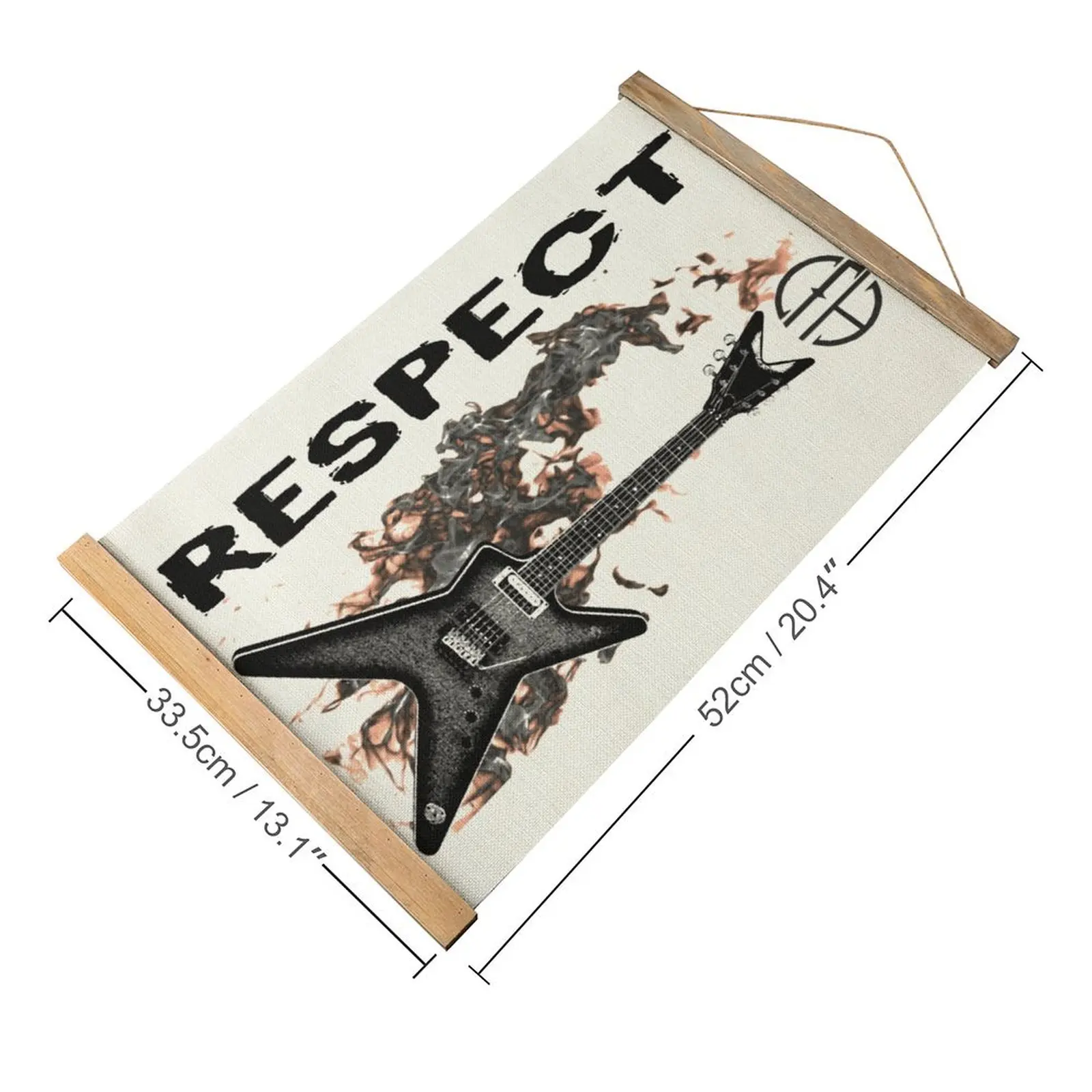 Unique Pantera Respect Guitar Classic For Sa Canvas Hanging Picture Craft Decoration Funny Novelty Bar   Mural Style Hang Pictur