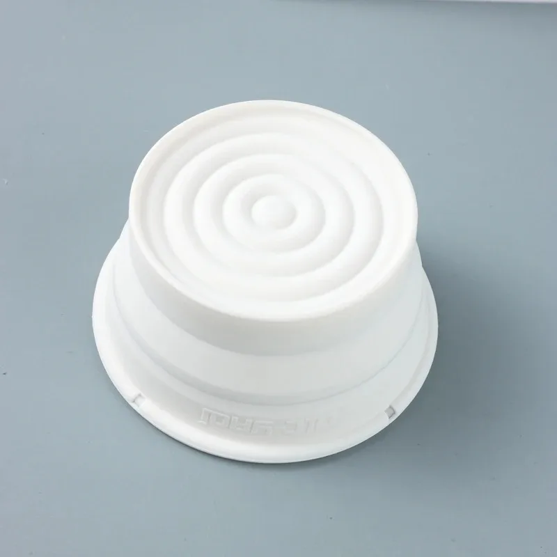 Yaqi White Color Collapsible Silicone Shaving Bowl For Travel