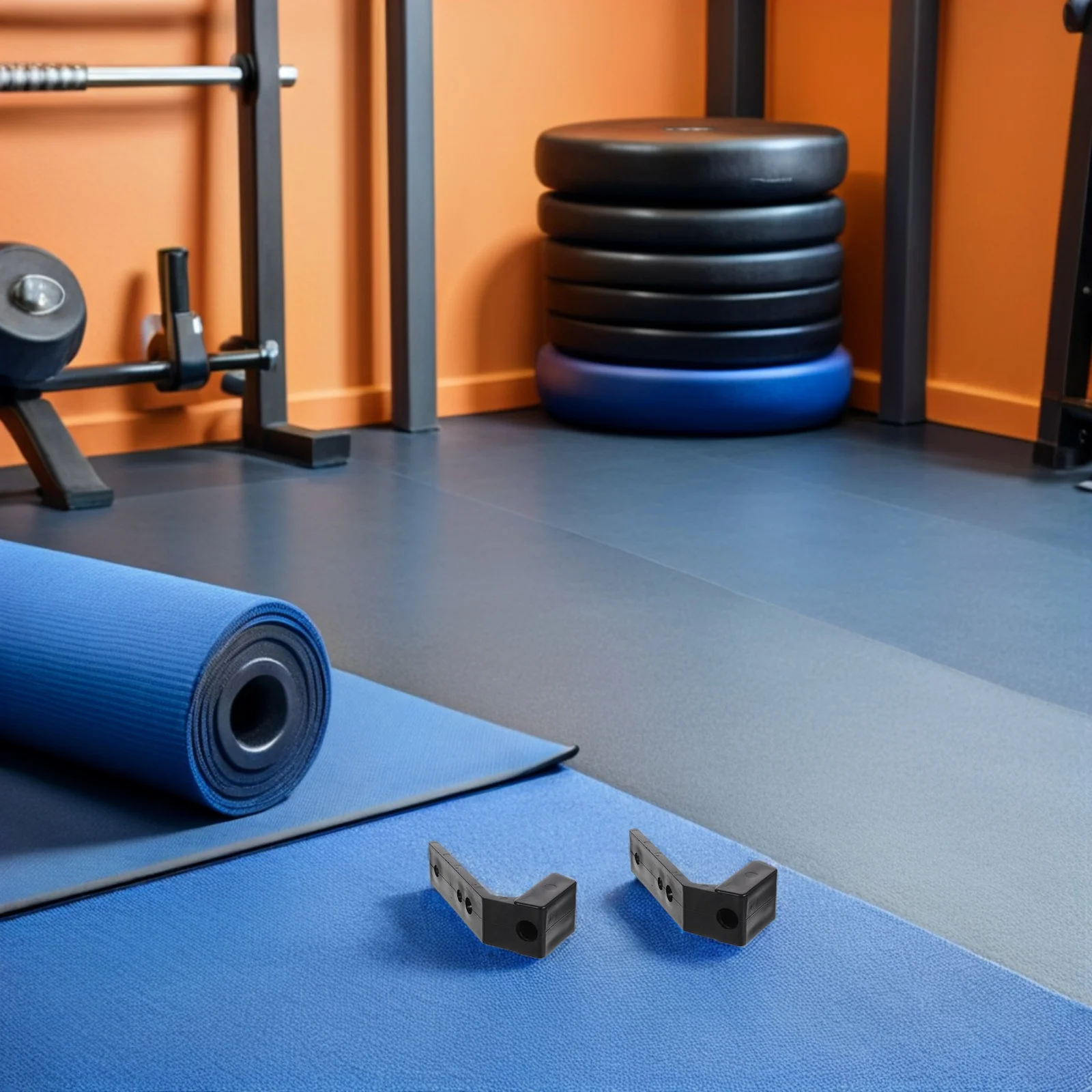 

10 Pcs Barbell Gym Rack Hooks Holder Storage Fitness J-hooks Equipment Hangers Attachment